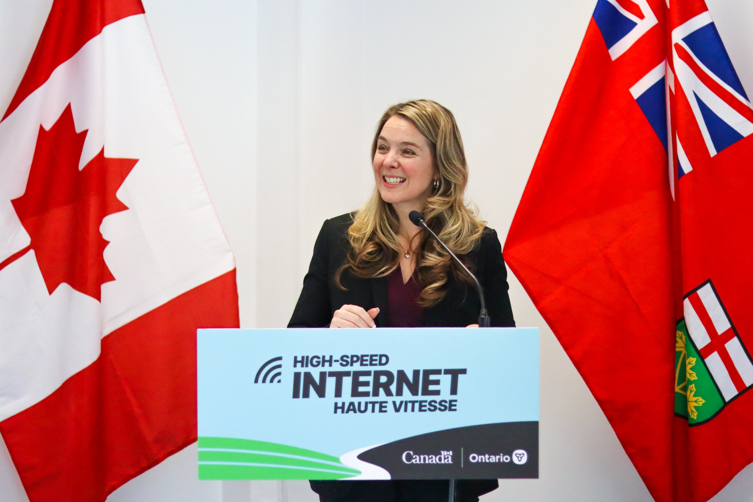   At today's announcement, I was joined by Hon. Merrilee Fullerton, Member of Provincial Parliament for Kanata—Carleton, as well as Clarke Kelly, City Councillor for West Carleton—March Ward, who shared his first-hand experiences with spotty internet connectivity at his rural home.  